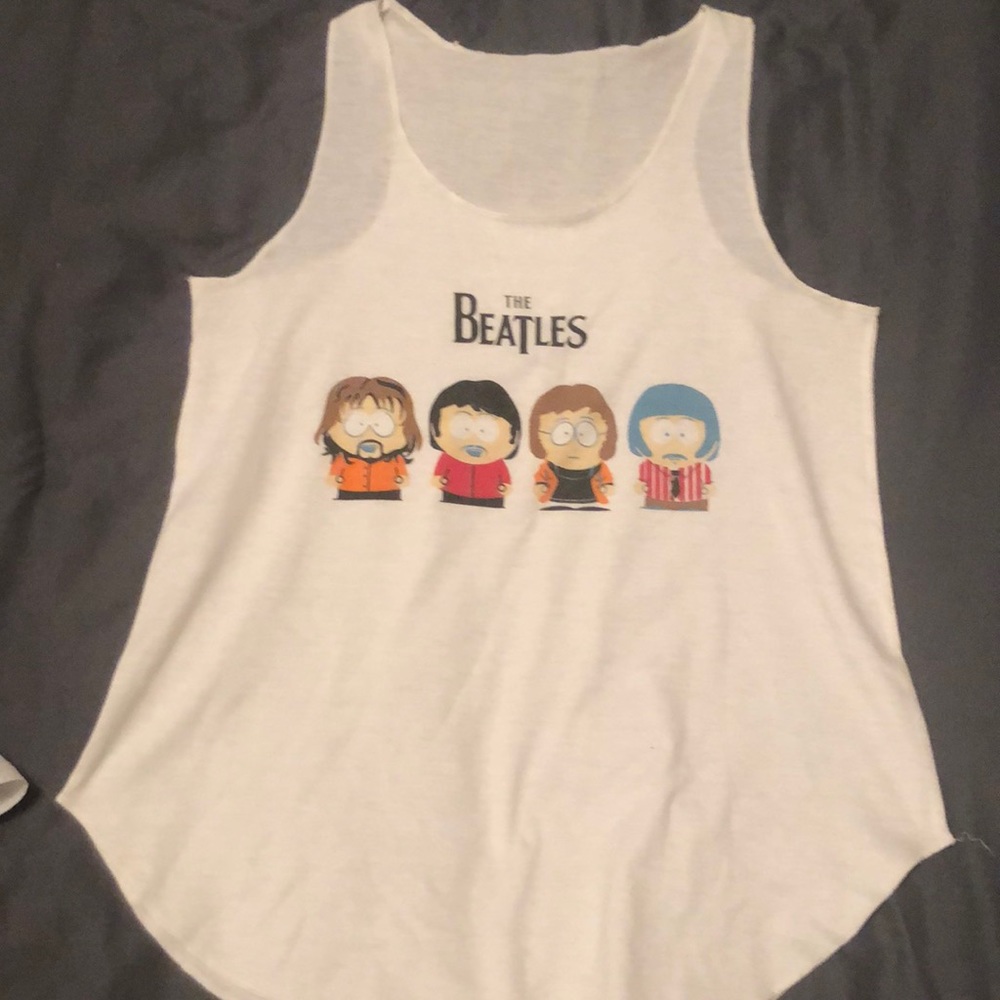 “South Park” style “Beatles” tank No size or tag see details in description